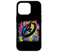 Custodia per iPhone 16 Pro Marvel Avengers A Watercolor Super Heroes