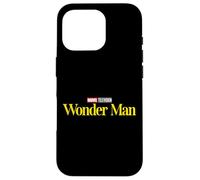 Custodia per iPhone 16 Pro Marvel Television Wonder Man Official Disney+ Series Logo