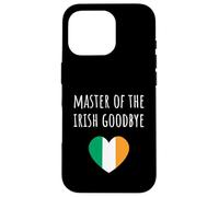 Custodia per iPhone 16 Pro Master Of The Ireland Goodbye Funny Party Pooper Irish