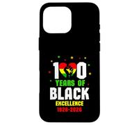 Custodia per iPhone 16 Pro Max 100 Years of Black Excellence 1926-2026 Celebration African