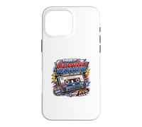 Custodia per iPhone 16 Pro Max 1982 Memorie sonore Rewind Power Classic Tape Edition