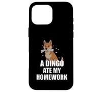 Custodia per iPhone 16 Pro Max A Dingo Ate My Homework Compiti