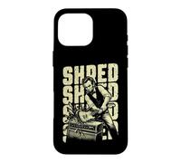 Custodia per iPhone 16 Pro Max Abraham Lincoln Chitarra Elettrica Smash Shred Chitarrista Musica