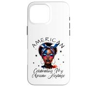 Custodia per iPhone 16 Pro Max African American Celebrating My African Heritage Sunglasses