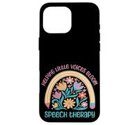 Custodia per iPhone 16 Pro Max Aiutare Little Voices Bloom Logopedia logopedista