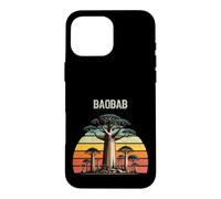 Custodia per iPhone 16 Pro Max Albero di Baobab africano Madagascar Albero della Vita