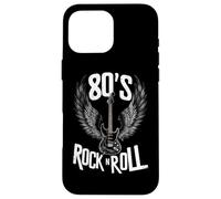 Custodia per iPhone 16 Pro Max Ali per chitarra vintage anni '70 retrò anni '80 Rock & Roll Music