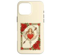Custodia per iPhone 16 Pro Max Allegoria dell'Amore Vintage Art Nouveau Romance