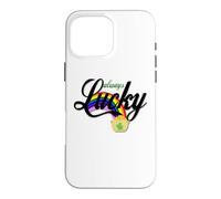 Custodia per iPhone 16 Pro Max Always Lucky - Barattolo di monete con arcobaleno
