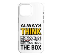 Custodia per iPhone 16 Pro Max Always Think Outside the Box Illustration Graphic Designs