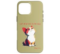 Custodia per iPhone 16 Pro Max Alzo gli occhi fino alle colline...