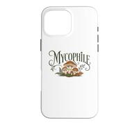 Custodia per iPhone 16 Pro Max Amante dei funghi Mycophile Goblincore Cottagecore Nature Art