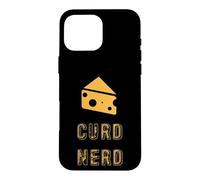 Custodia per iPhone 16 Pro Max Amante del formaggio nerd della cagliata