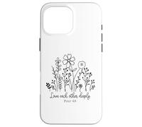 Custodia per iPhone 16 Pro Max amarsi profondamente uomini cristiani donne amano Dio Gesù