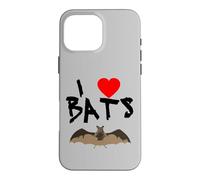 Custodia per iPhone 16 Pro Max Amo i pipistrelli I Heart Bat s
