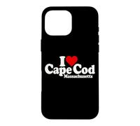 Custodia per iPhone 16 Pro Max Amo il cuore Cape Cod Massachusetts
