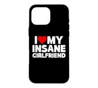Custodia per iPhone 16 Pro Max Amo la mia ragazza folle