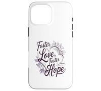Custodia per iPhone 16 Pro Max Amore e Speranza Accoglienza e Famiglia Unita
