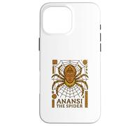 Custodia per iPhone 16 Pro Max Anansi il ragno Storie Folklore di imbroglioni dell'Africa occidentale