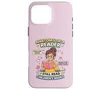 Custodia per iPhone 16 Pro Max Anatomia di un lettore Amante del libro Leggere libri per bambini