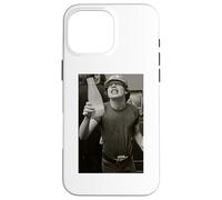Custodia per iPhone 16 Pro Max Angus Young ACDC Thunderstruck chitarrista di Dick Barnatt