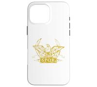Custodia per iPhone 16 Pro Max Antica Roma Aquila Legionaria SPQR Legione Aquila