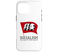 Custodia per iPhone 16 Pro Max Anticomunista e socialista politico - Marx Engels Lenin