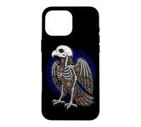 Custodia per iPhone 16 Pro Max Aquila azteca Messicana Mesoamericana Tribale Antico Maya