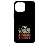 Custodia per iPhone 16 Pro Max Aramis Name Aramis Personalized Name First Given