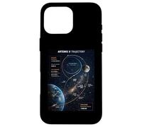 Custodia per iPhone 16 Pro Max Artemis 2 Mappa del percorso SLS Rocket Launch Mission To The Moon
