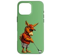 Custodia per iPhone 16 Pro Max asino golfista/asino golf