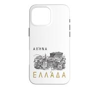 Custodia per iPhone 16 Pro Max Atene Grecia in lingua greca con architettura greca