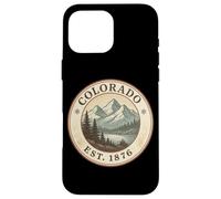Custodia per iPhone 16 Pro Max Avventura Vintage nelle Montagne del Colorado