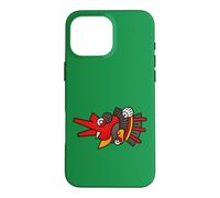 Custodia per iPhone 16 Pro Max Aztec Wind God Ehecatl Maschera Mesoamericana Graphic Boys