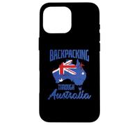 Custodia per iPhone 16 Pro Max Backpacking attraverso l'Australia Sydney