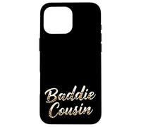 Custodia per iPhone 16 Pro Max Baddie Cousin Leopard Funny