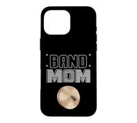Custodia per iPhone 16 Pro Max Band Mom, Marching Band Mama, la madre della simpatica suonatrice di piatti