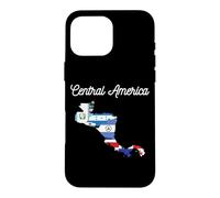 Custodia per iPhone 16 Pro Max Bandiera America Centrale Chapin Guanaco Catracho Nica Tico Guate