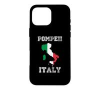 Custodia per iPhone 16 Pro Max Bandiera Italia Distressed Pompei Pride
