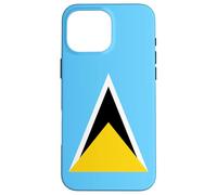 Custodia per iPhone 16 Pro Max Bandiera Santa Lucia