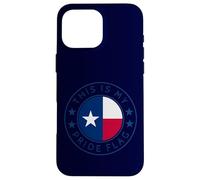 Custodia per iPhone 16 Pro Max Bandiera Texas This Is My Pride The Lone Star State Flag Art TX