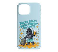 Custodia per iPhone 16 Pro Max Barba pronta all'uso, perfetta per Gorilla Men Trip Summer, No Limts