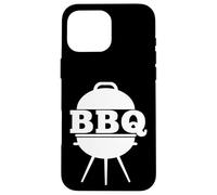 Custodia per iPhone 16 Pro Max Barbecue Grill Carbone Grill Cookout Estate Grilling Per Papà
