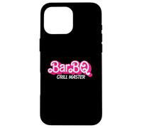 Custodia per iPhone 16 Pro Max Barbecue Pink Retro Funny BarBQClassic Girl Grilling Gear