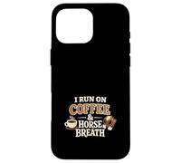 Custodia per iPhone 16 Pro Max Barn Rules Horse Barn Authority Humor Proprietario Trainer Confine