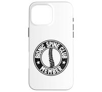 Custodia per iPhone 16 Pro Max Barzellette dei membri del Bionic Spine Club Divertente recupero di chirurgia alla schiena