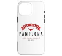 Custodia per iPhone 16 Pro Max Basque: Pamplona Shirt/San Fermin