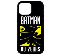 Custodia per iPhone 16 Pro Max Batman 80 Years Logo