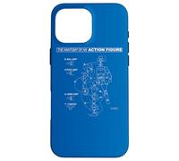 Custodia per iPhone 16 Pro Max Batman Action Figure Anatomy