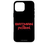 Custodia per iPhone 16 Pro Max Batman and Robin (1997) logo